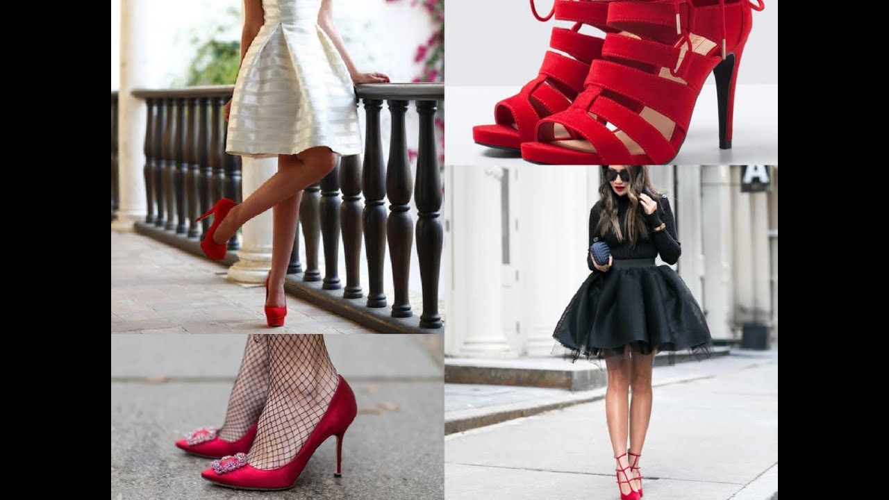 TACONES ROJOS, MARAVILLOSAS IDEAS PARA USARLOS.