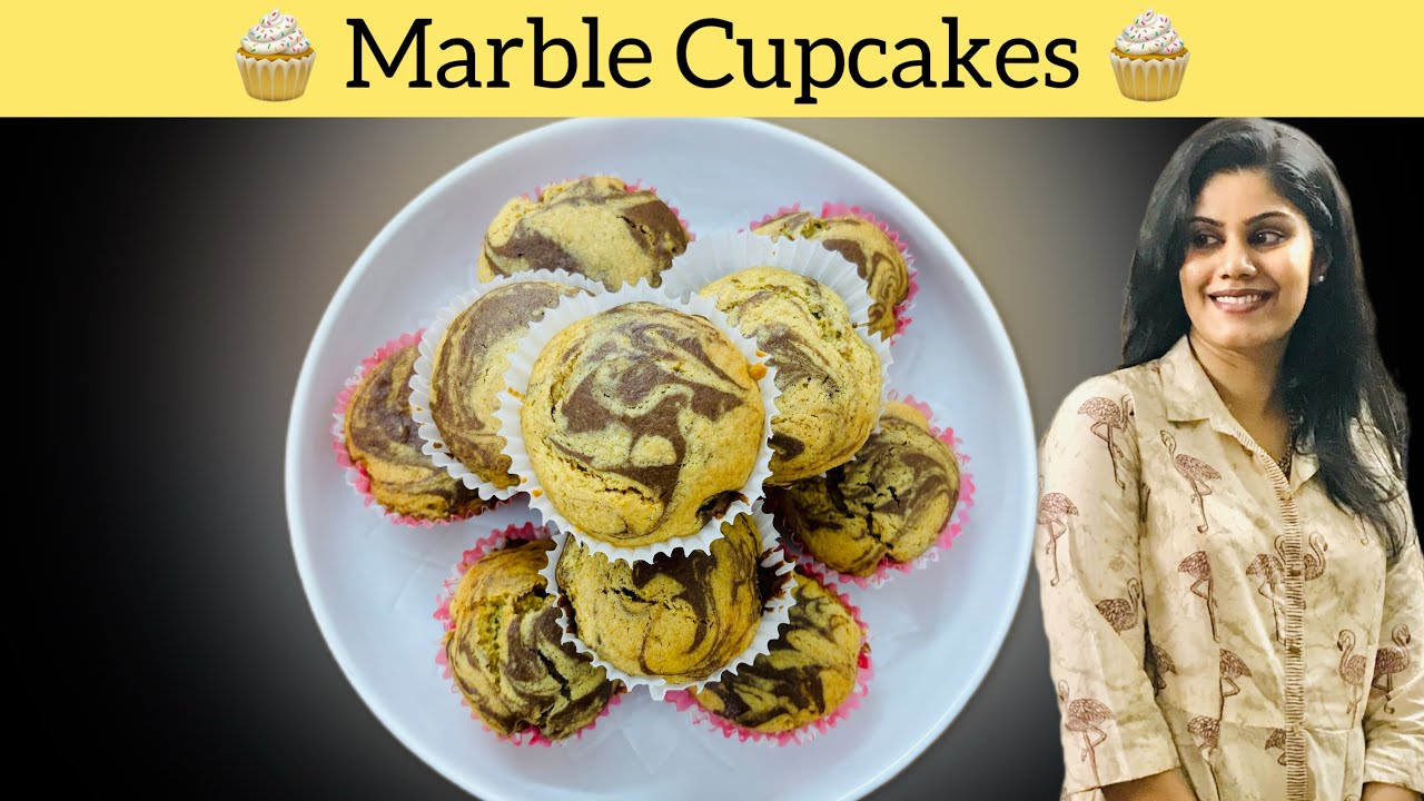 No Nuts. No Fruits. Just Chocolate & Vanilla#WheatflourMagic✨🪄#ChristmasSeries#MarbleCupcake