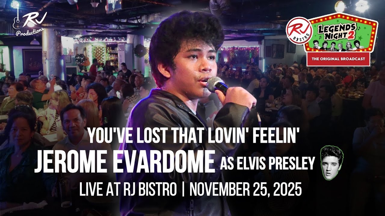 YOU'VE LOST THAT LOVIN' FEELIN' - JEROME EVARDOME (as ELVIS PRESLEY) - LEGENDS NIGHT 2