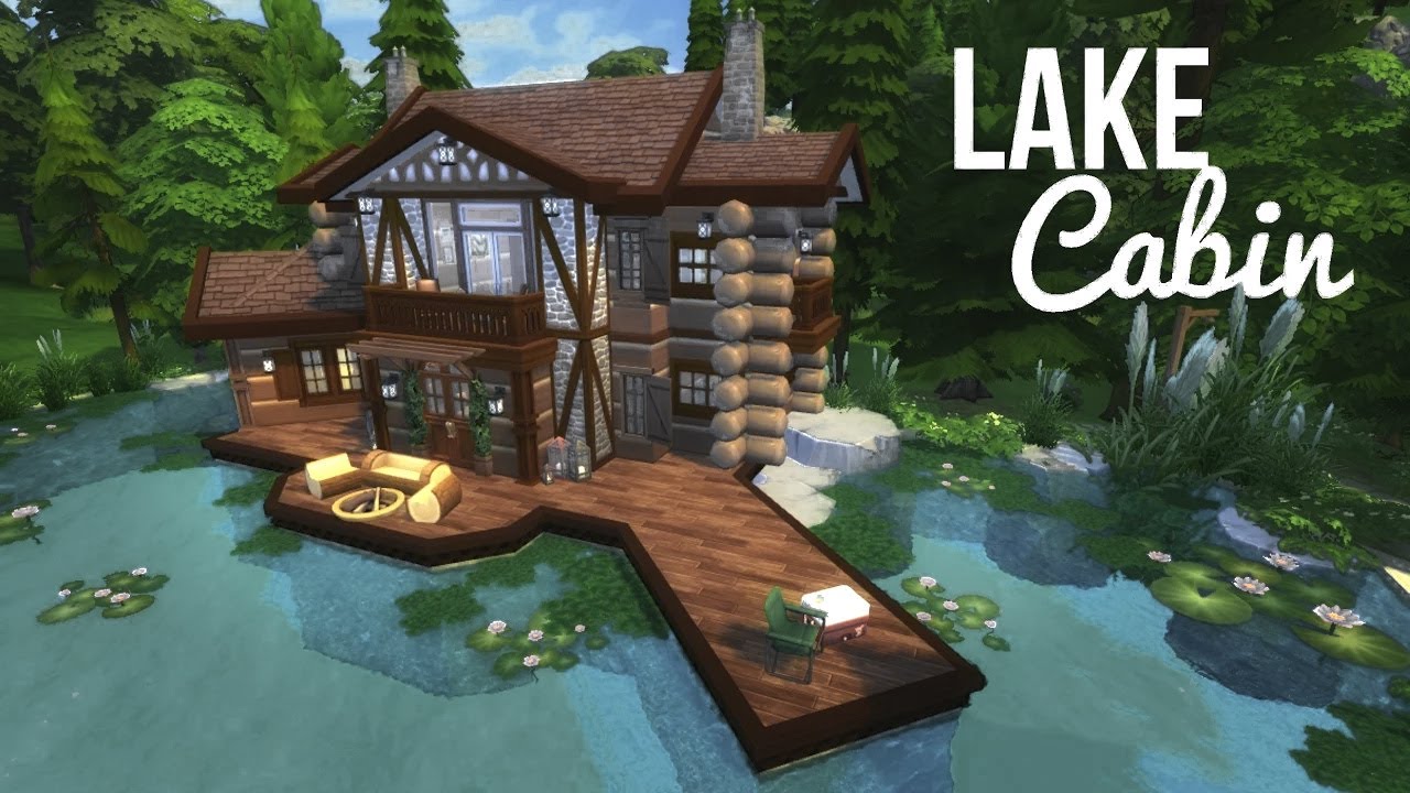 LAKE CABIN - Sims 4 | House Build