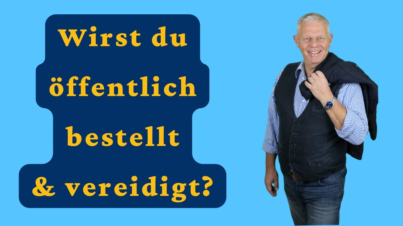 Öffentlich bestellter und vereidigter Kfz Sachverständiger werden - 7 Voraussetzungen