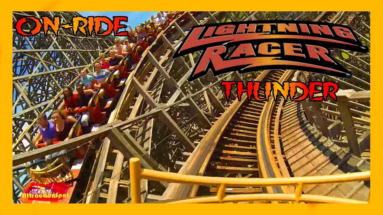 Lightining Racer - Thunder On-ride Front Seat 60 FPS (HD POV) Hersheypark