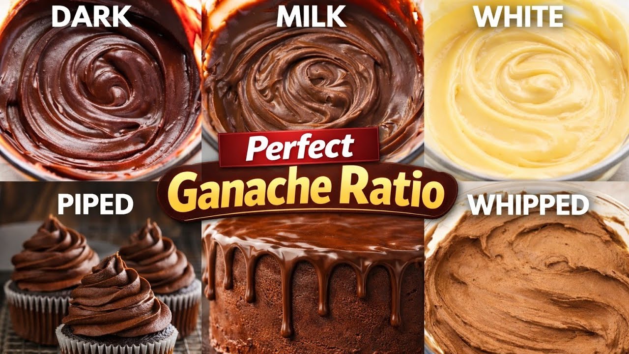 Perfect GANACHE Measurements l Ganache Ratio Explained | Thick & Drip Ganache |@TheStationBakery 