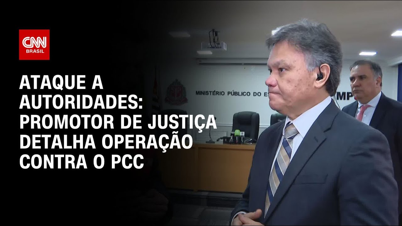 Promotor de Justiça detalha operação contra planos do PCC para atacar autoridades | LIVE CNN