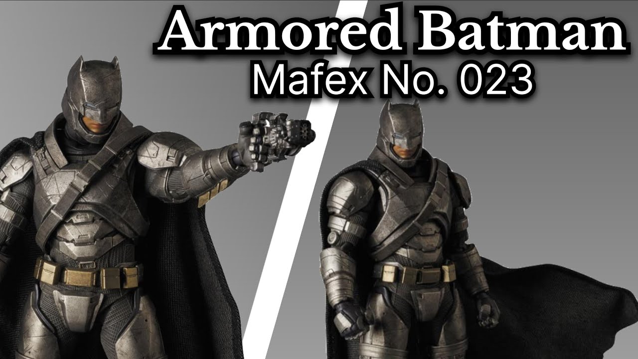 Armored like a tank! Medicom Mafex Armored Batman Review/Unboxing!