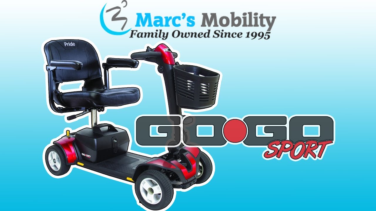 Обзор четырёхколёсного самоката Pride Mobility GO GO Sport S74 — Marc's Mobility