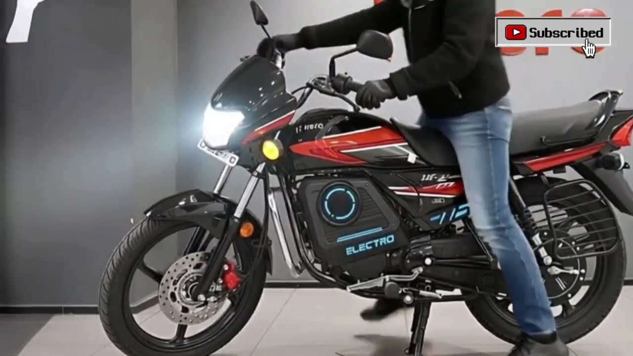 Hero Splendor Electric Bike Launched &ndash; 300km Range or top Speed 110km/h at ₹45,420