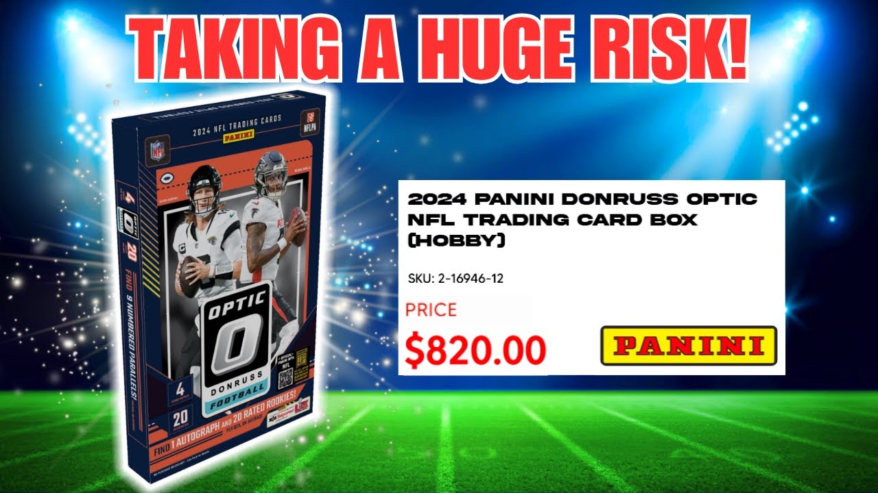 OPENING AN $800+ OPTIC HOBBY BOX! 2024 Donruss Optic Football Hobby Box Review