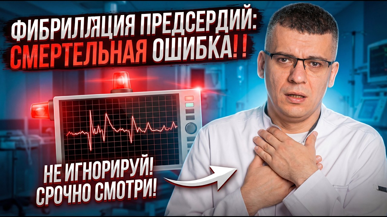 НЕ ДЕЛАЙТЕ ЭТОГО при мерцательной аритмии! (Топ 10 ошибок)