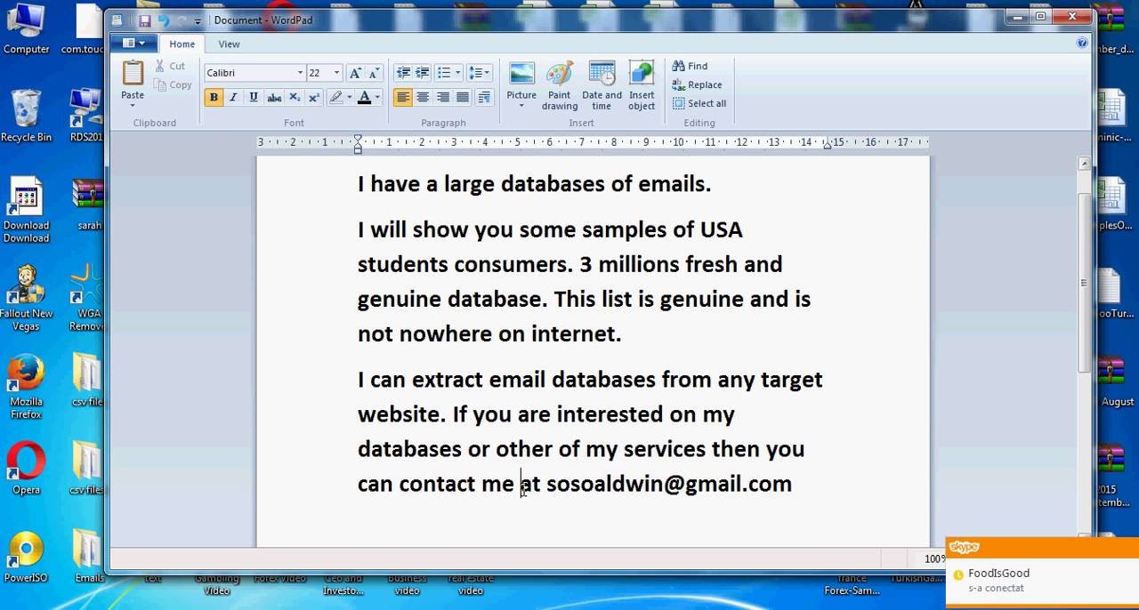 Email database of USA Students 2019