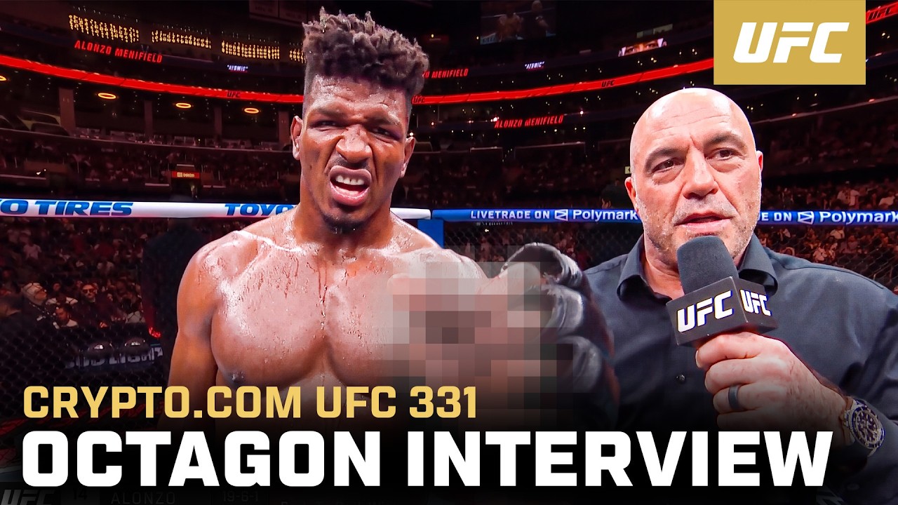Интервью Алонзо Менифилда в октагоне | UFC 331
