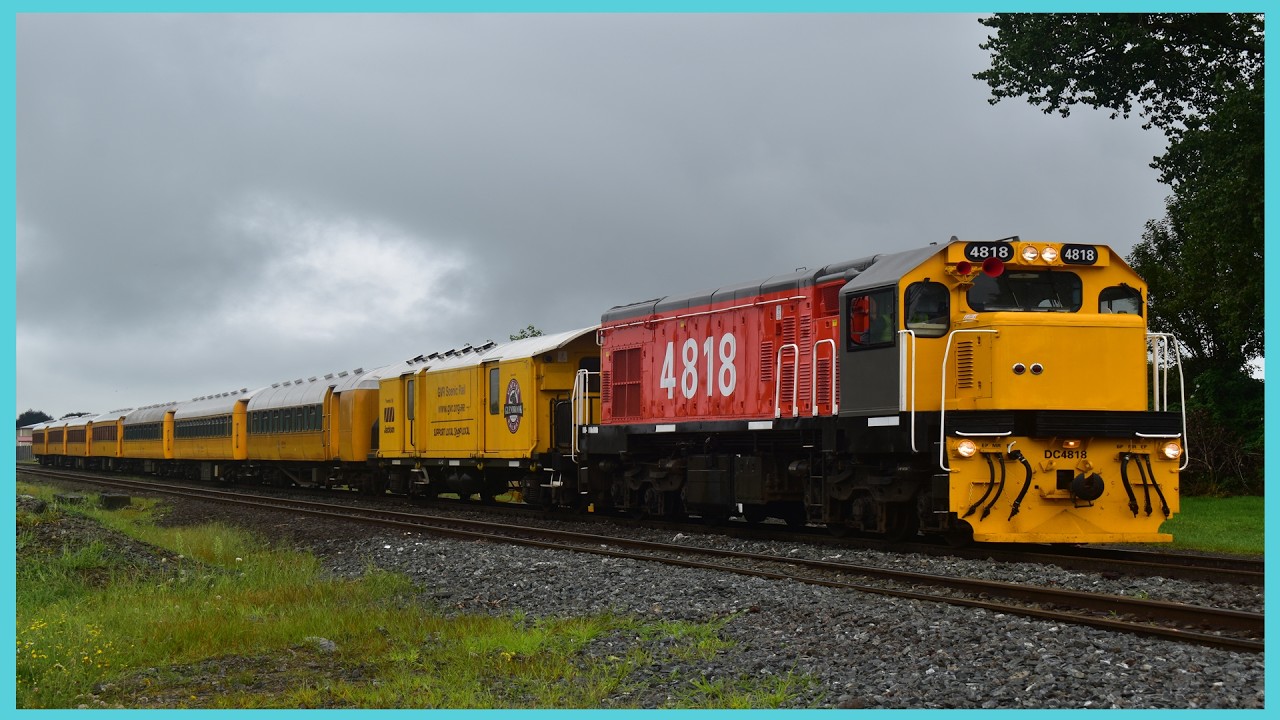Chasing DC 4818 on the Kinleith Branch ~ 14/02/2026 (HD)