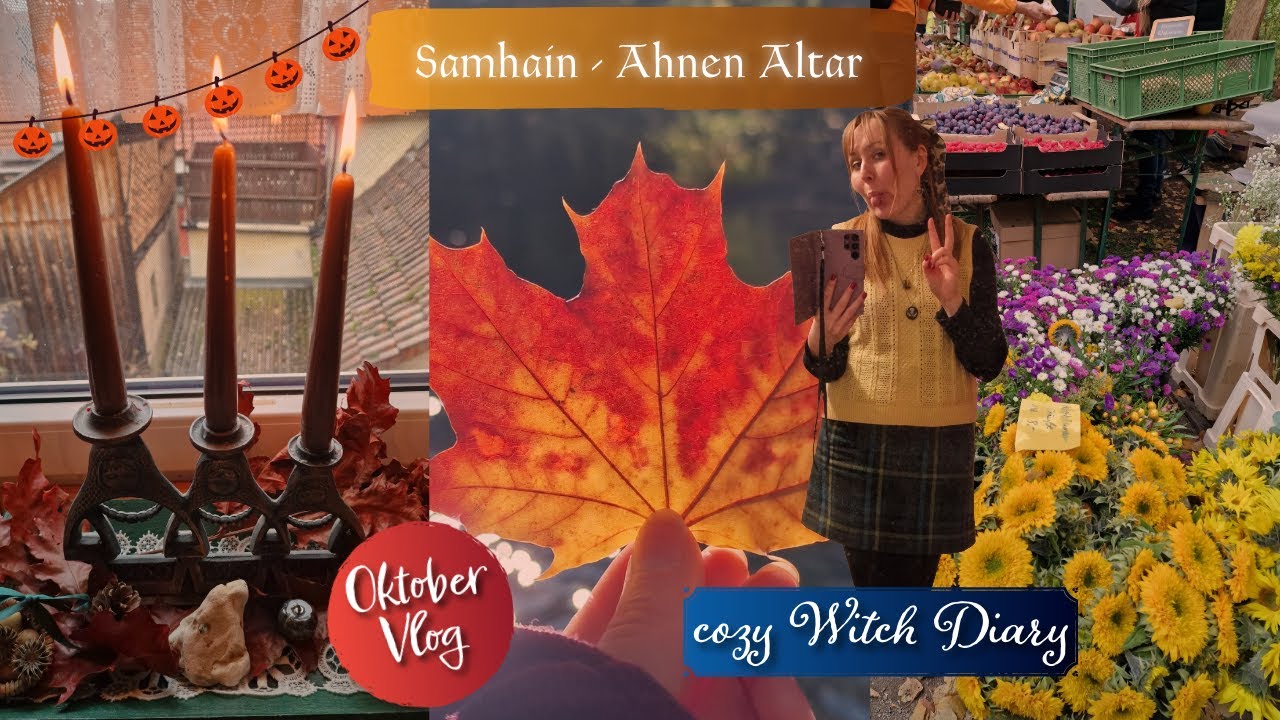 Entspannter Oktober Vlog: goldener Herbst 🍂 ~ Samhain Ahnen Alter 👻 ~ bester Apfelkuchen🍎