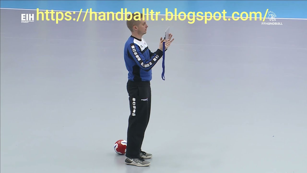 Handball training -Grégory BELHOSTE - Exploiting the different defensive densities part 3