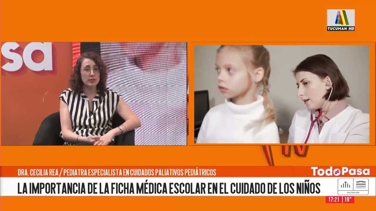 La importancia de la ficha médica escolar en el cuidado de los niños - Dra. Cecilia Rea / Pediatra