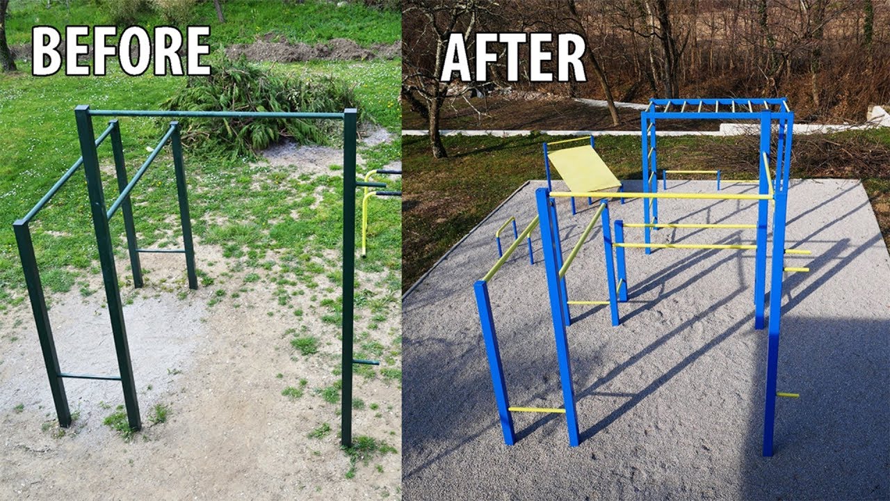 The Most Insane Backyard Calisthenics Park Transformation! (Indoor/Outdoor)