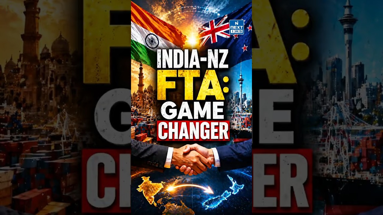 India&ndash;New Zealand FTA Explained | Trade, Jobs & Investment Boost | UPSC | NEXT IAS