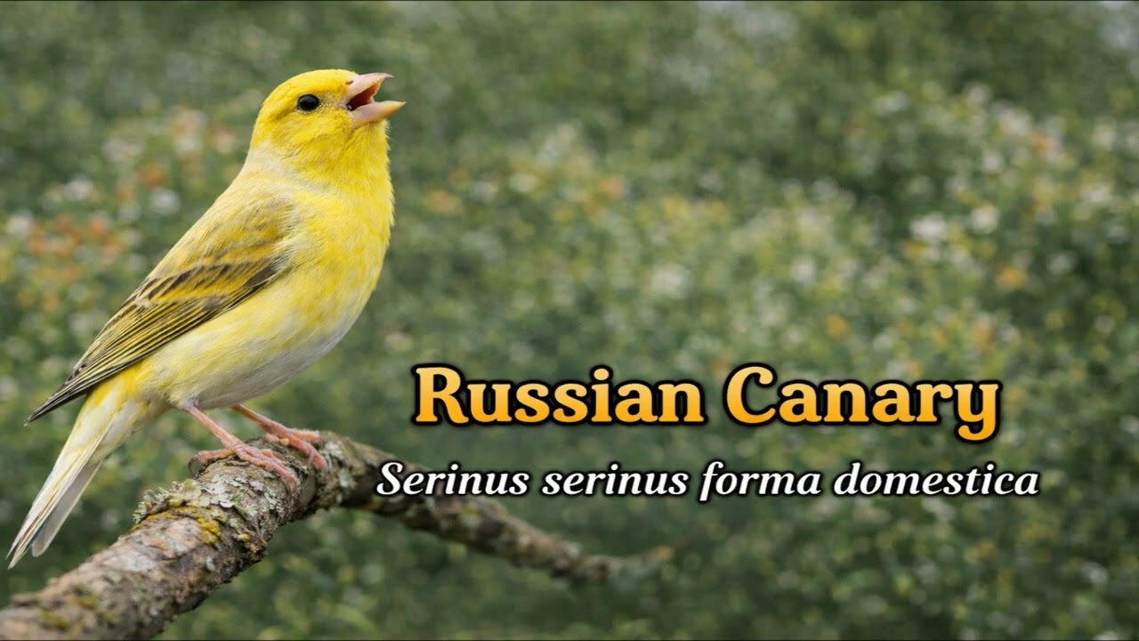 Kenari Rusia Gacor Mental Tempur Isian Rapi&Panjang Relaxing Russian Canary Song Natural Bird Sounds