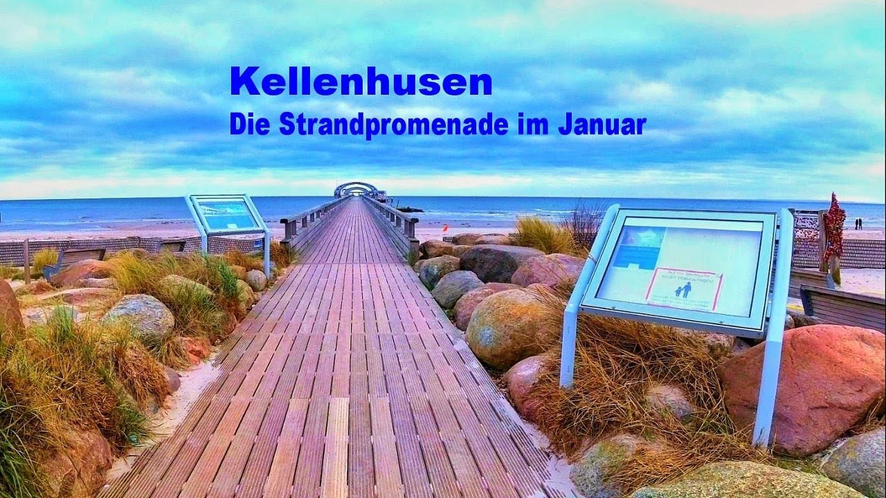 Kellenhusen die Strandpromenade im Januar                       #travel #reisen #ausflugsziel #happy