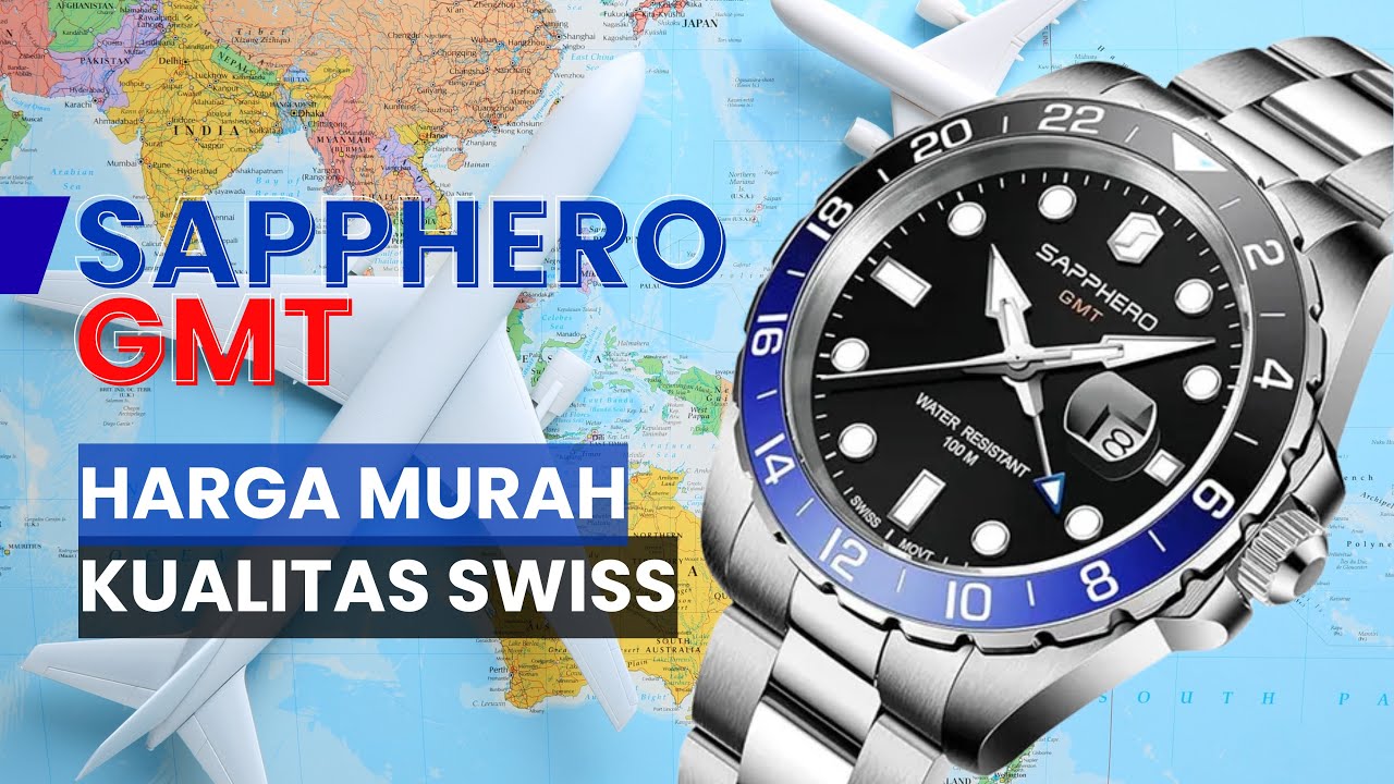 5 Kelebihan Jam Tangan GMT Sapphero di Banding Merek Mahal Lainnya
