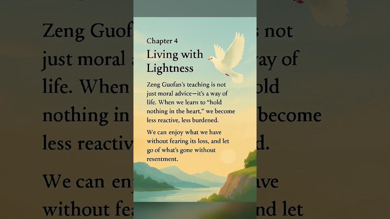 🧘 Ancient Wisdom for Modern Minds｜Zeng Guofan&rsquo;s Timeless Teachings on Letting Go 🔥