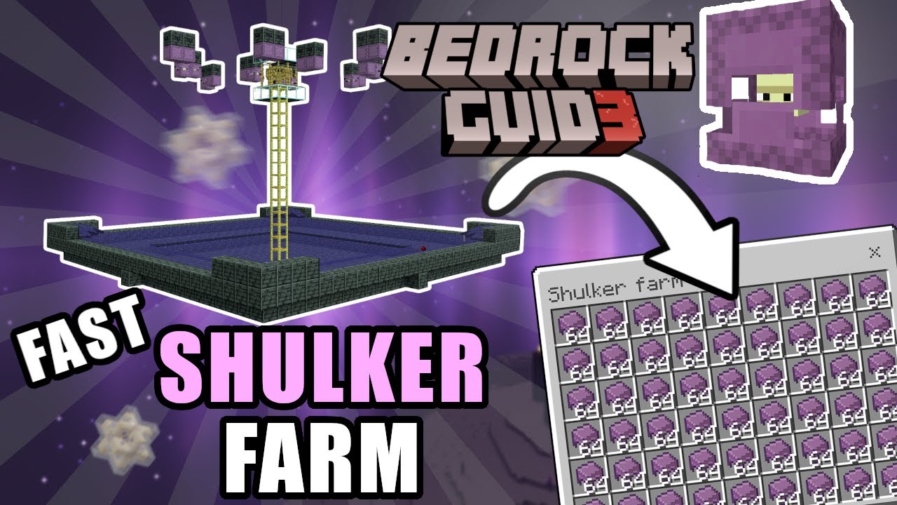 *NEW* FAST Shulker Farm! | Minecraft Bedrock Guide S3 EP37