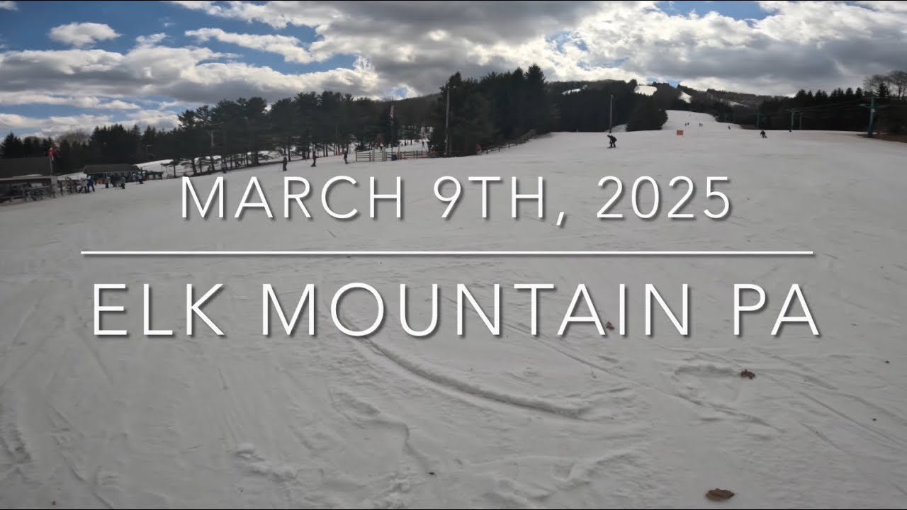 Skiing at Elk Mountain, PA | Mar 9, 2025