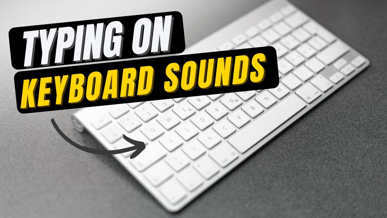 Typing on keyboard sounds (10 hours)
