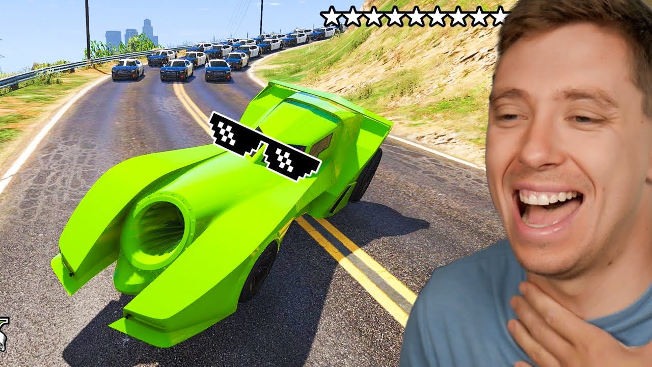 Реакция на безумно смешные моменты в GTA 5