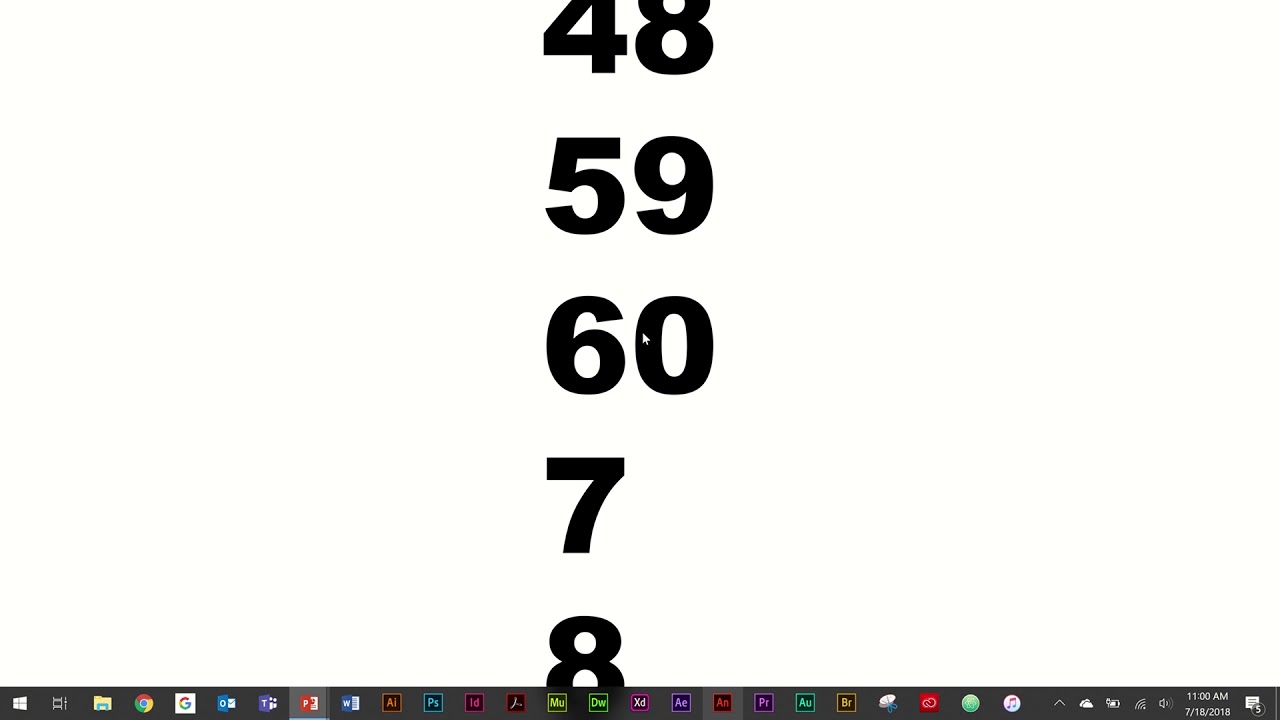PowerPoint Scrolling Counter Tutorial