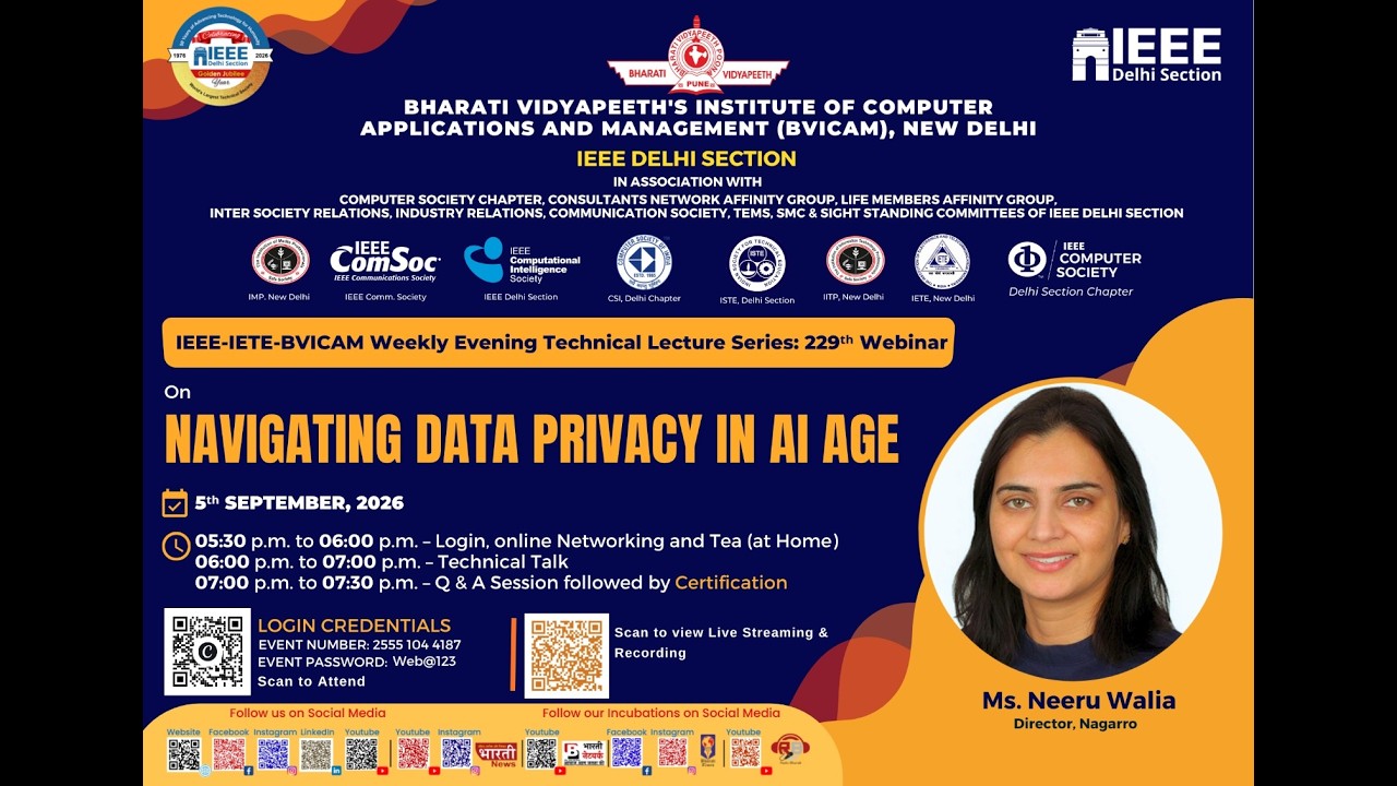 229th National Webinar &ldquo;Navigating Data Privacy in the AI Age&rdquo;