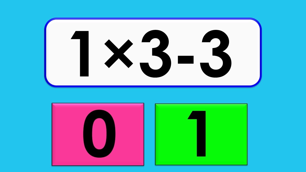 20 multiplication exercises for kids