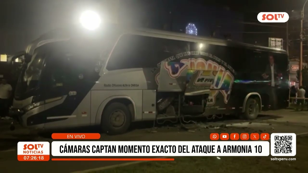 Trujillo: cámaras captan momento exacto del ataque a Armonía 10