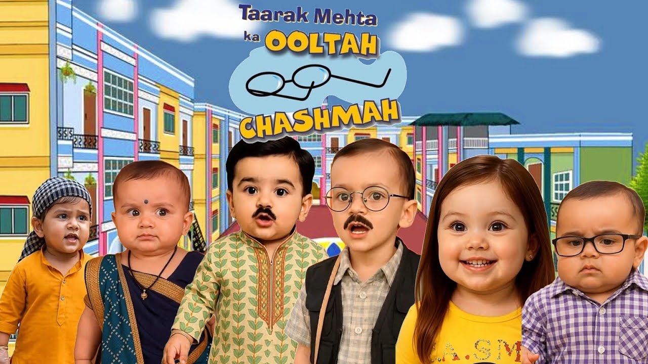 Taarak Mehta Ka Ooltah Chashmah baby video #viral #baby #ai