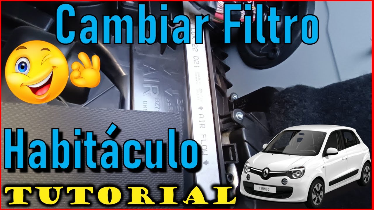 Cambiar filtro habitáculo / polen - Renault Twingo III - Tutorial