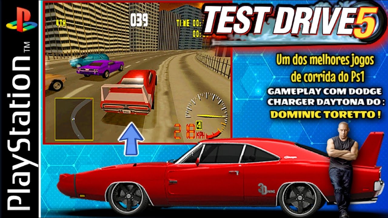 TEST DRIVE 5 - O MELHOR JOGO DE CORRIDA DO PS1 (Playstation)