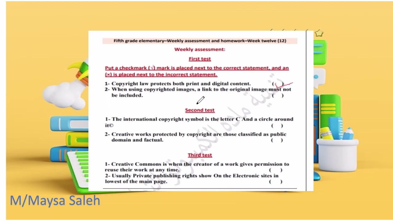 ICT lesson 4 prim 5 Intellectual property