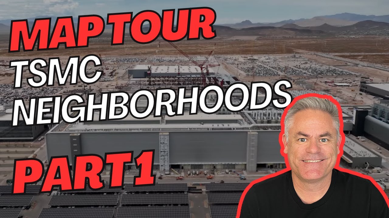 Where to Live Near TSMC Phoenix, Arizona - Part 1 Map Tour