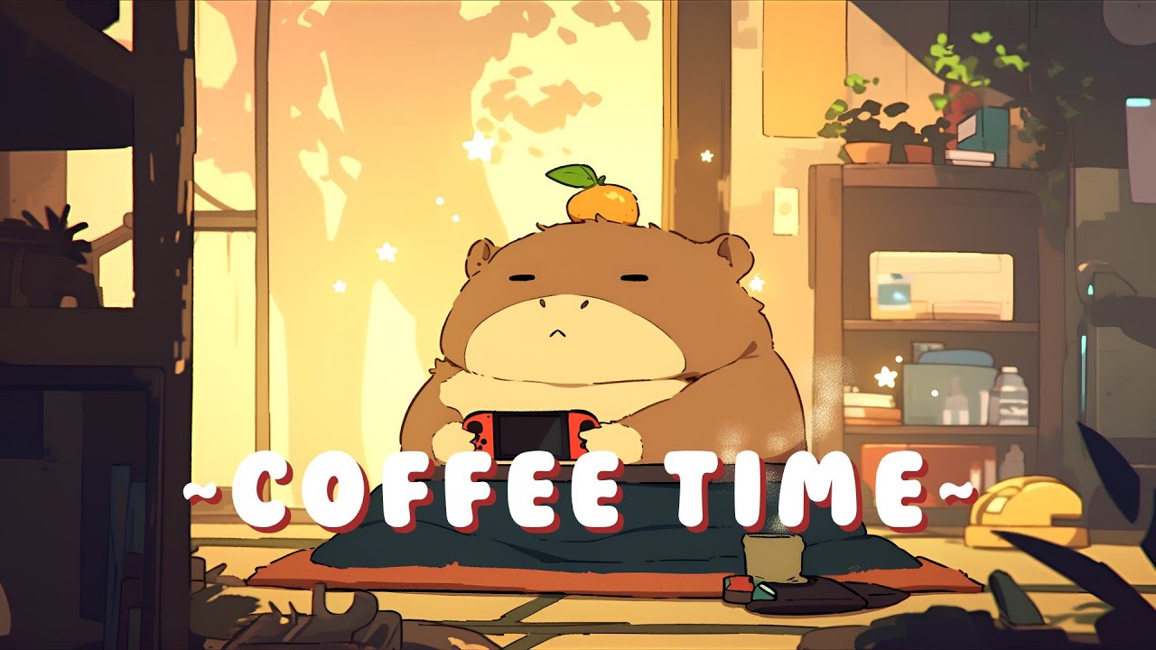 Lofi Capybara Radio - Relaxing Music for Work/Study ~ Warm Feelings ~ 🦫 🎵 🌙