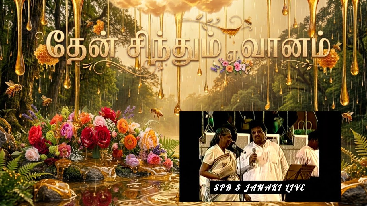 | s janaki and spb stage performance tamil| spb and janakilive performance|தேன் சிந்துதே வானம்