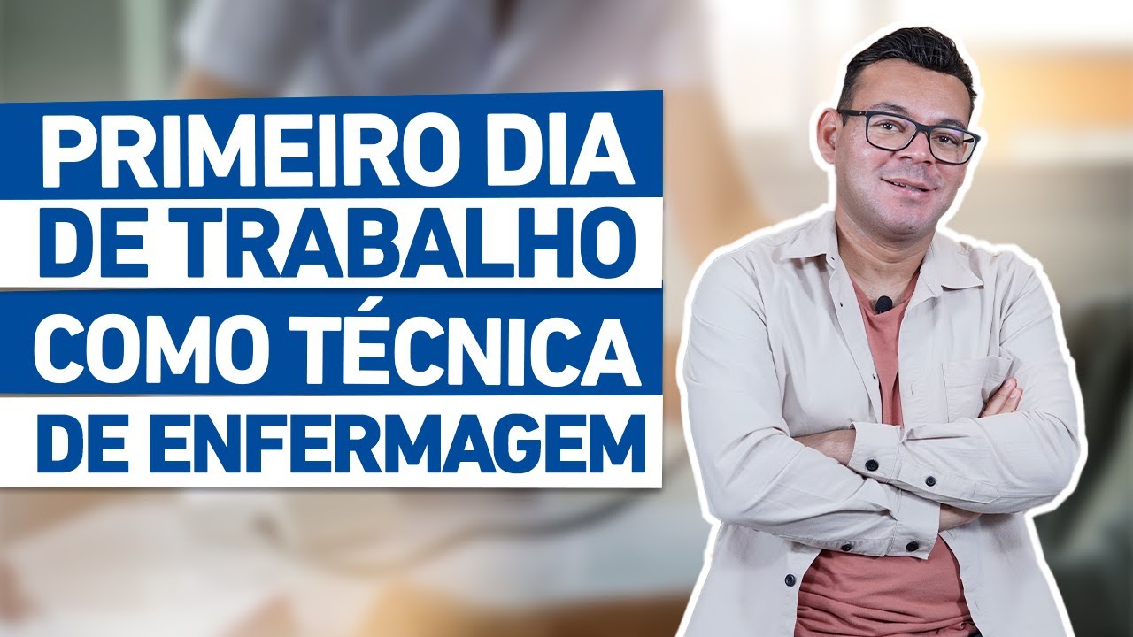 Primeiro dia de TRABALHO como TÉCNICA de ENFERMAGEM