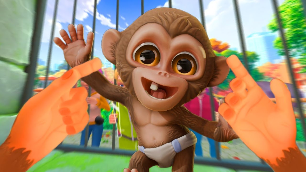 Can I ESCAPE The Zoo In I Am Monkey VR?