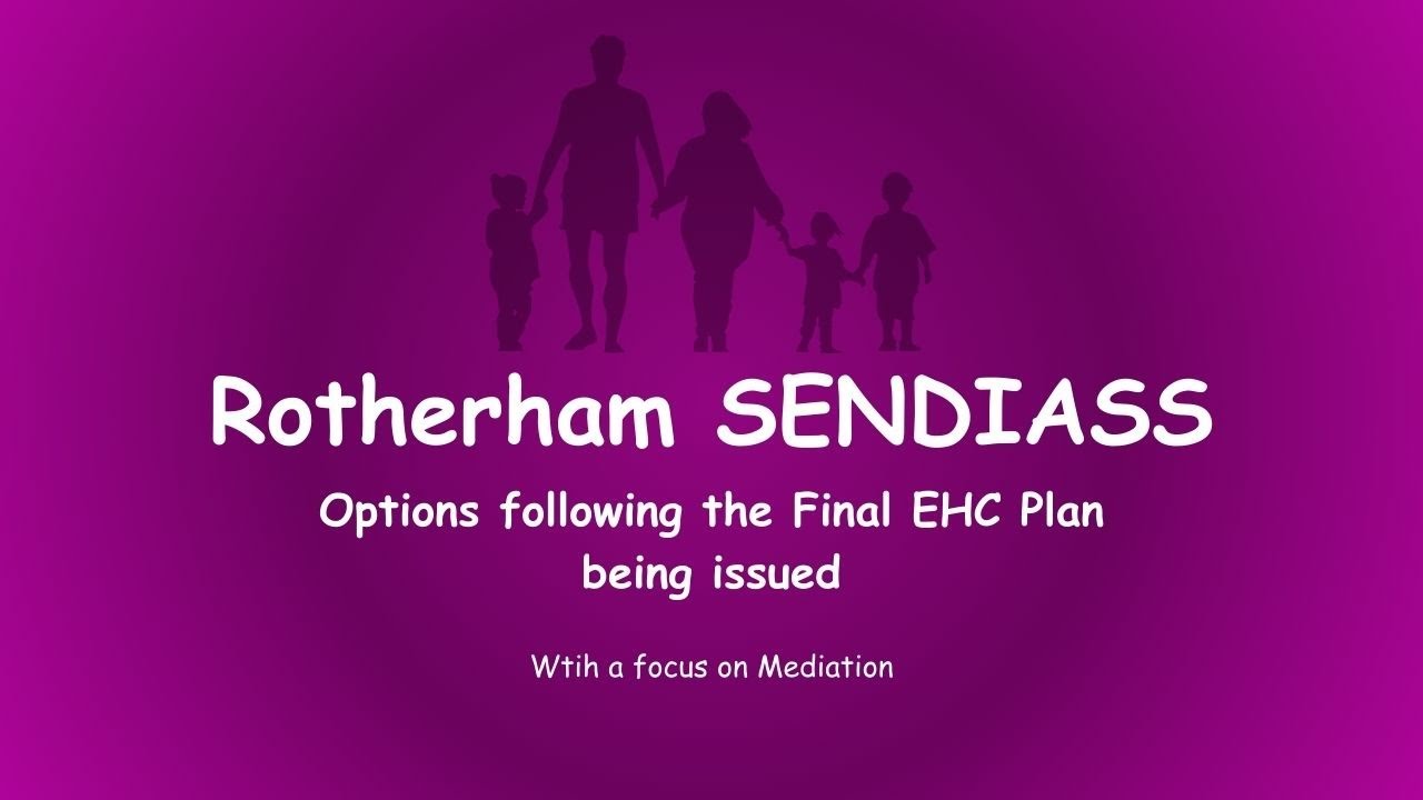 Options final EHC being issued with an additional focus on Mediation
