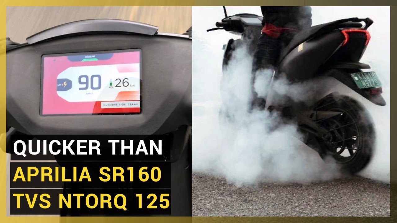 Ather 450X Real-World Top Speed, Acceleration Test | All 4 Modes