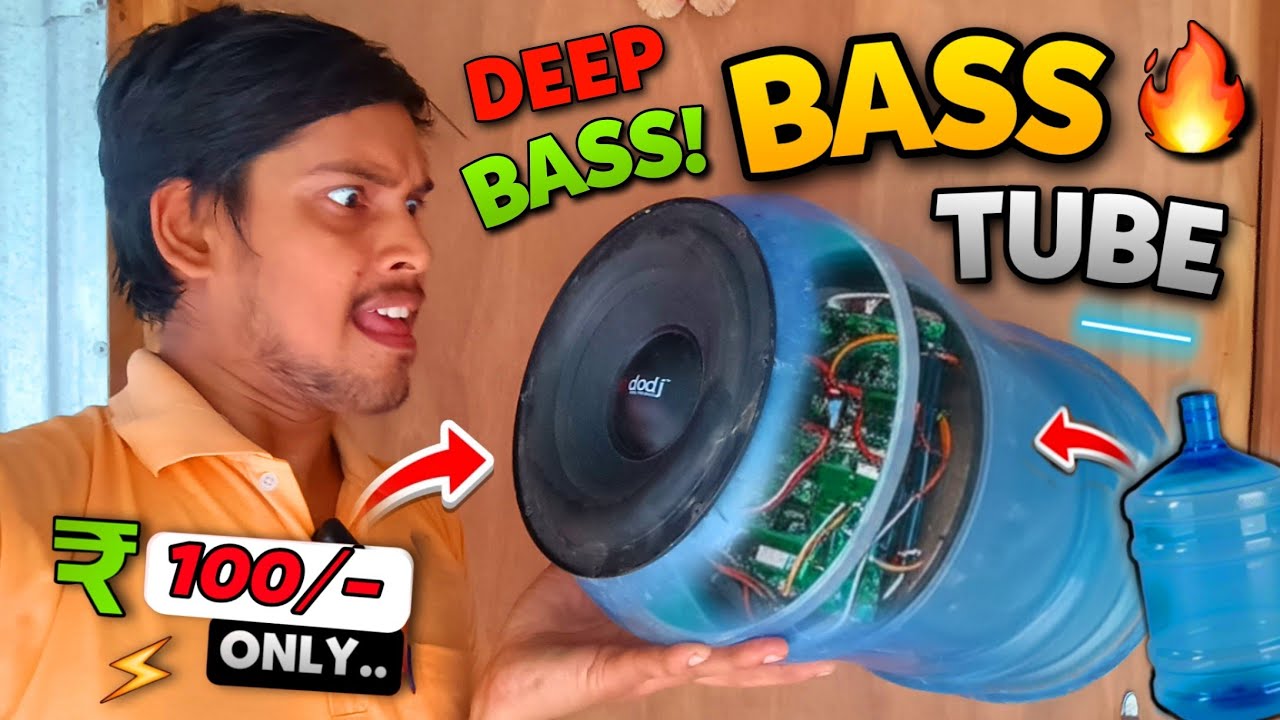 I Made Powerful Bass Tube Only At ₹ 100 Rupees..  | How To Make Bass Tube At Home | 8 Inch Bass Tube