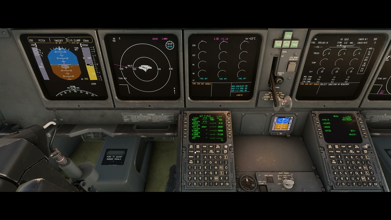 MSFS TFDi MD-11 MCDU FMC Sut up Tutorial