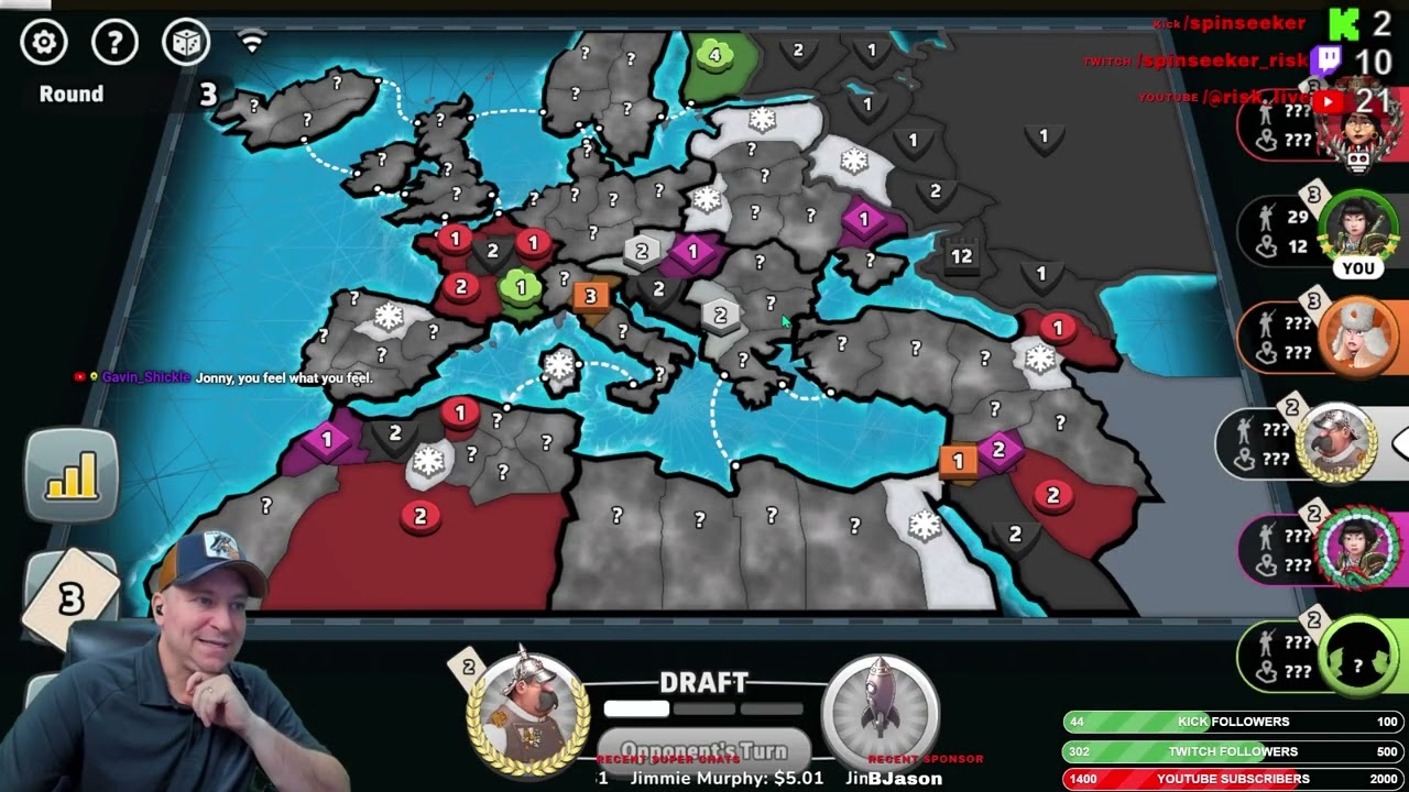 Bot picks my cap on Europe Advanced! meta settings | Risk: Global Domination