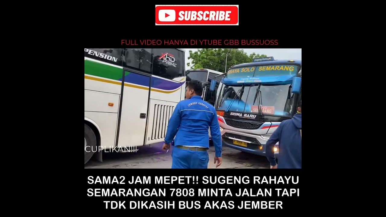 GK DIKASIH JALAN😭SUGENG RAHAYU NGEBLONG🔥SAMA2 JAM MEPET VS AKAS JEMBER,GEMPAR PERANG KLAKSON SERU🔥