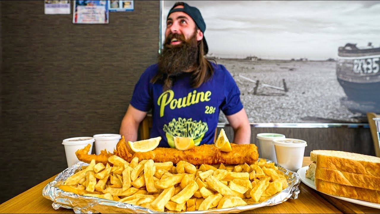 THE ANKER'S UNBEATEN FISH SUPPER CHALLENGE | BeardMeatsFood