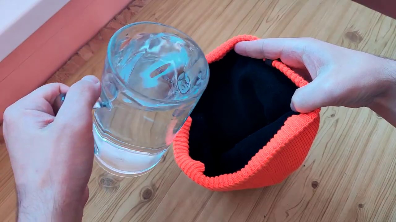 Review DexShell Waterproof Beanie Solo - test with water